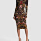 Alice + Olivia - Delora Midi Dress