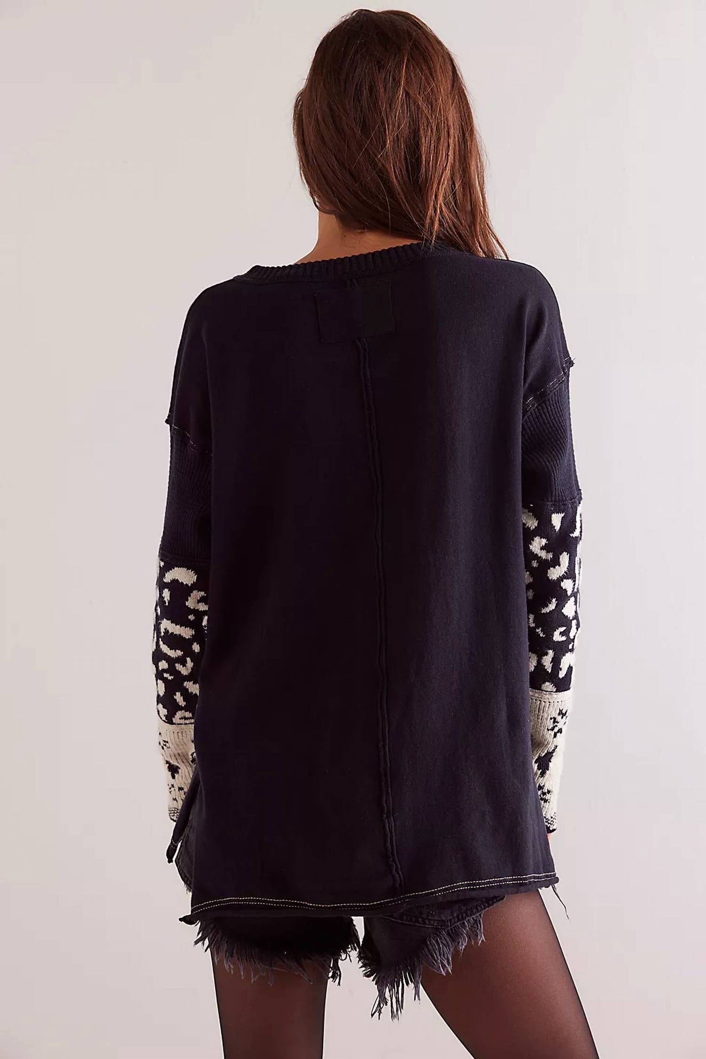 Free People - Tiger Striped Cuff Longsleeve Top
