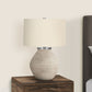 Lighting Table Lamp Concrete Resin Contemporary - Cream