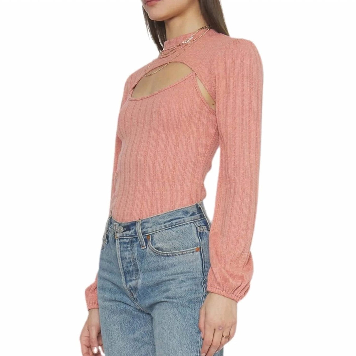 4Si3Nna - Monique Bodysuit With Front Cut Out
