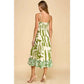 Tcec - Abstract Print Midi Dress