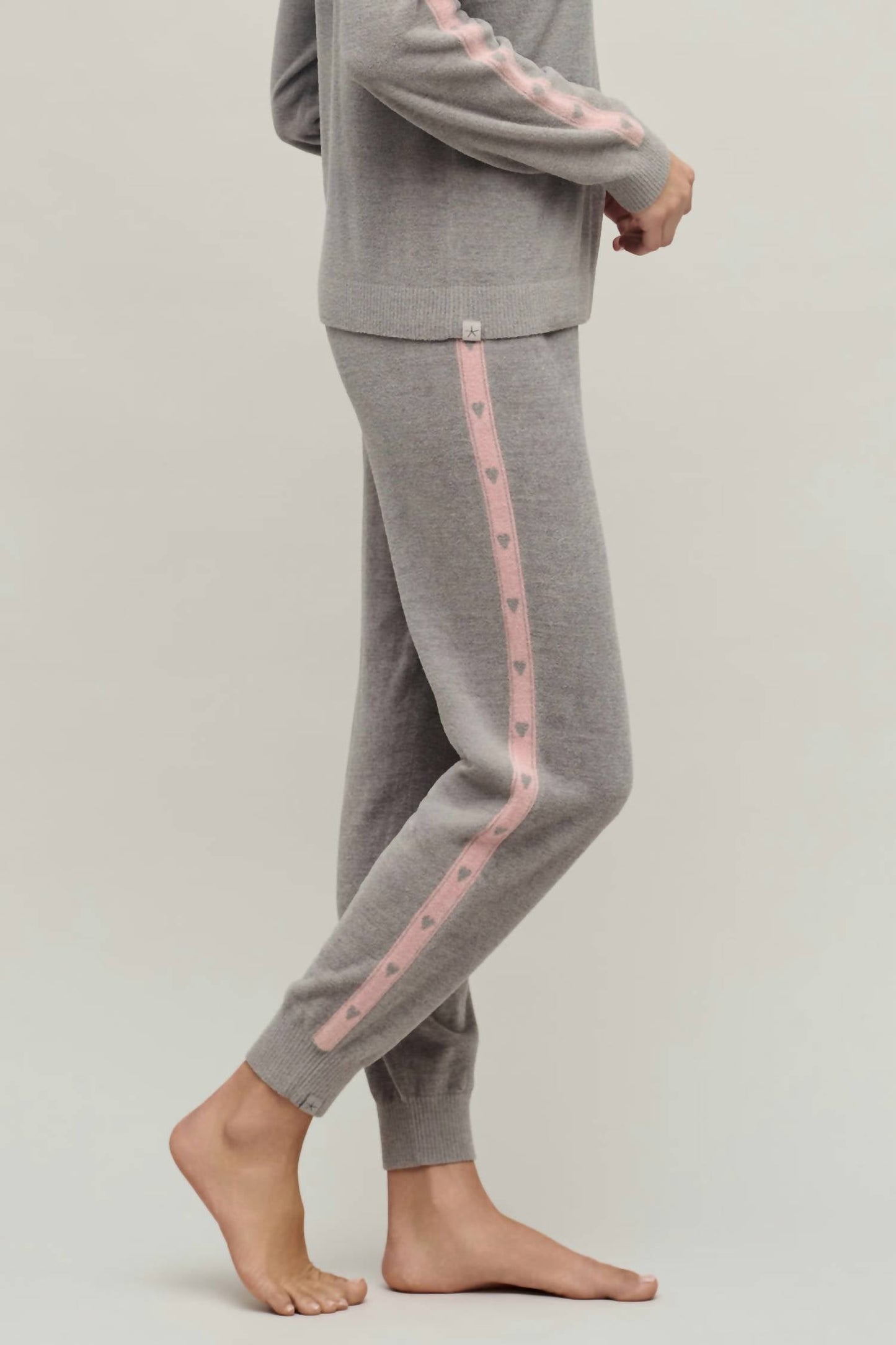 Barefoot Dreams - Cozychic Ultra Lite Heart Stripe Jogger