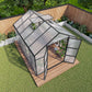गैन हाइट विंडप्रूफ ऑल सीज़न आउटडोर गार्डन शेल्टर