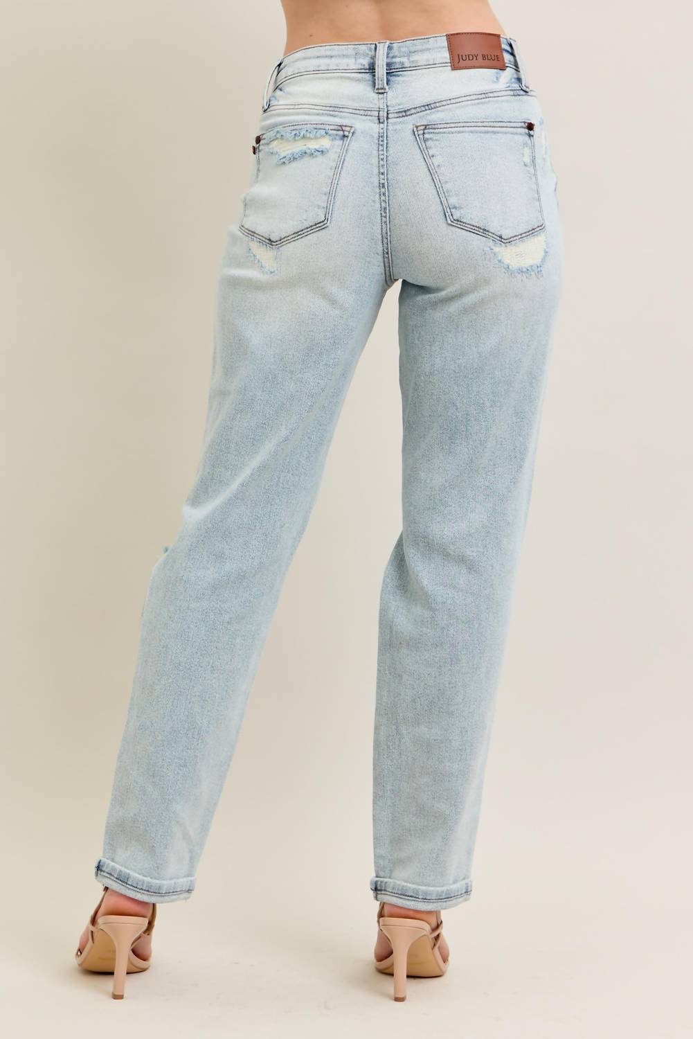 Judy Blue - Raina Mid-rise Boyfriend Jean