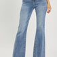 Risen - Frayed Hem Flare Jeans