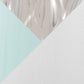 Penelope 22" Contemporary Ceramic Table Lamp with Tiffany Blue & Silver Body