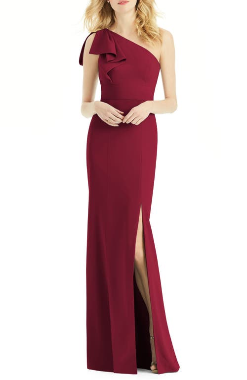 after-six-one-shoulder-trumpet-gown-burgundy