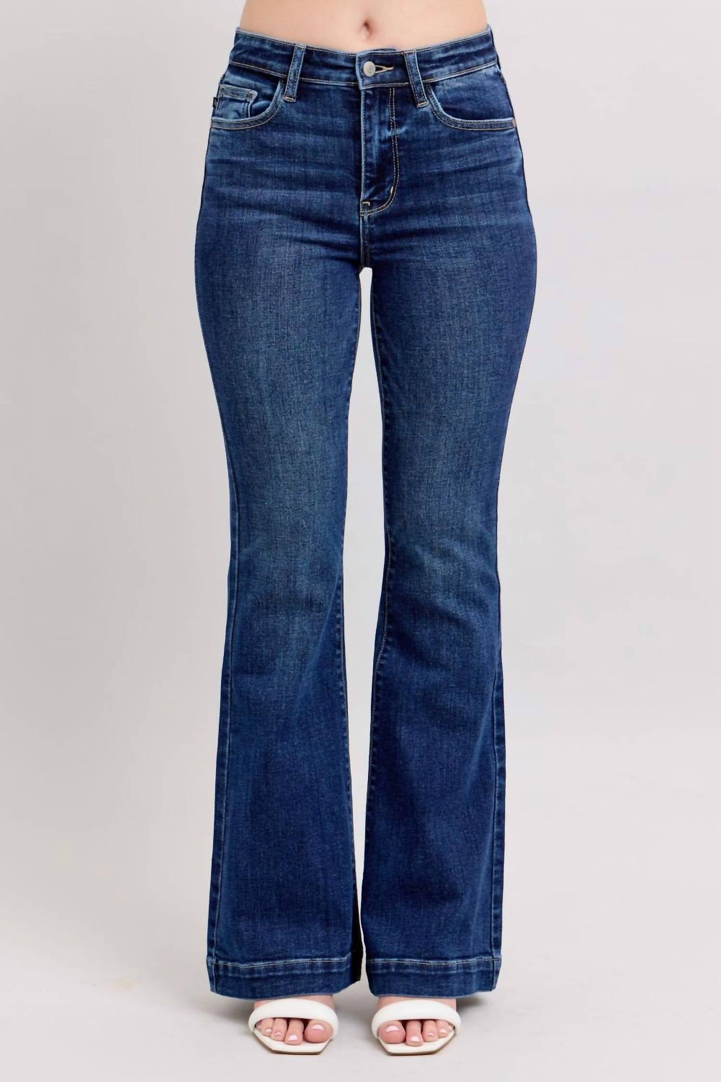 Judy Blue - High Waist Trouser Flare Jeans