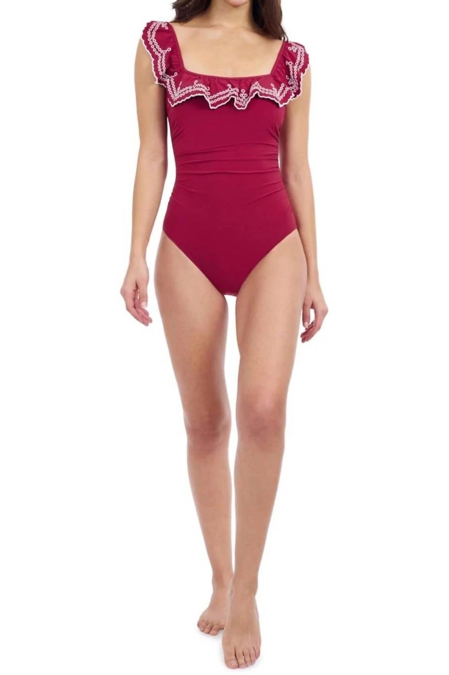 Gottex - Lola Square Neck One-piece Swimsuit
