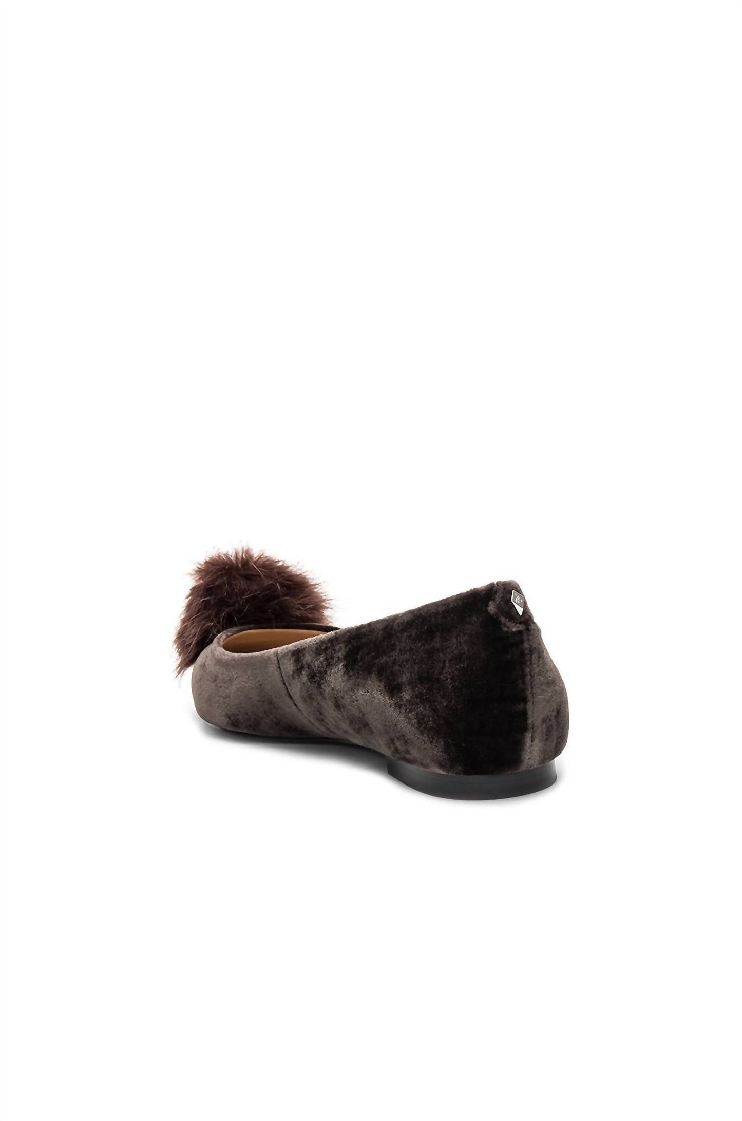 Sam Edelman - Women's Raddie Velvet Flat With Pom
