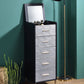Myles Jewelry Armoire - Black / Silver / Gold