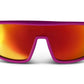 Far Out Sunglasses - Polarized Retros Pink Lens
