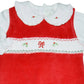 Baby Threads - Baby Girls Holly & Bows 2-piece Romper Set