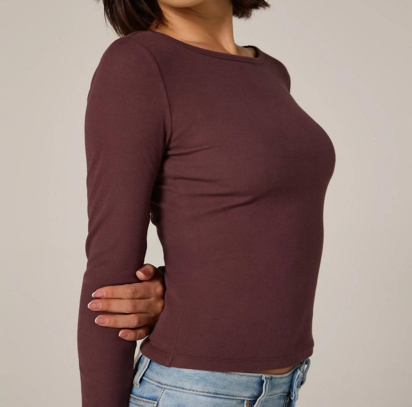 7Diamonds - Modal Ribbed Boatneck Top