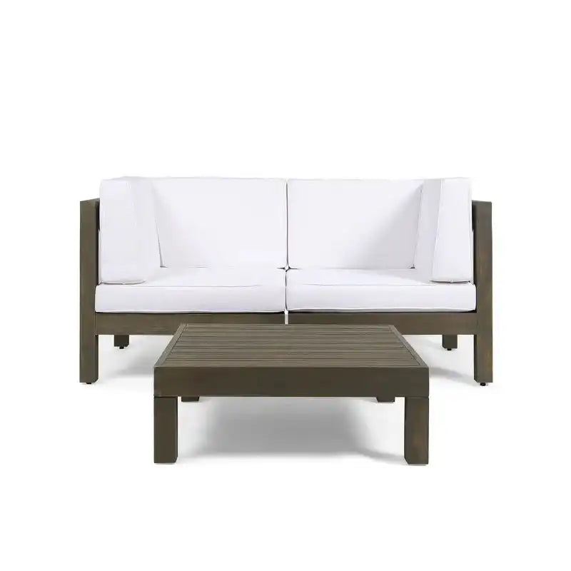 Oana 3 Piece Loveseat Set with Coffee Table
