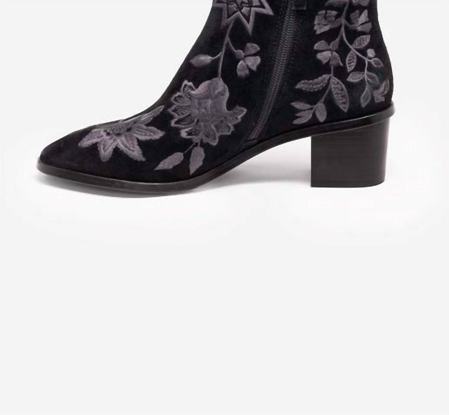 Johnny Was - CHIARA EMBROIDERED SUEDE BOOTIE