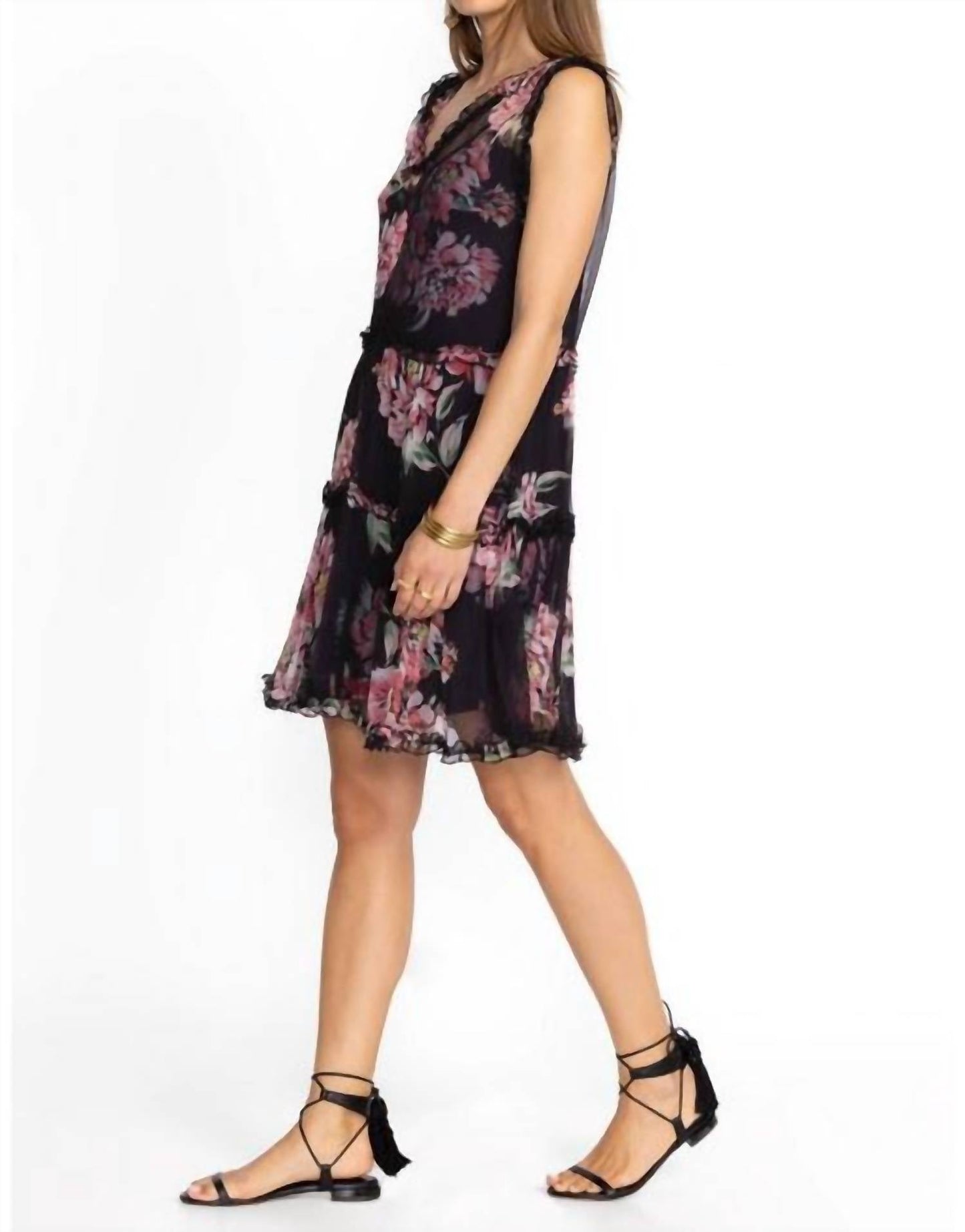 Johnny Was - PERRIE RUFFLE MINI DRESS