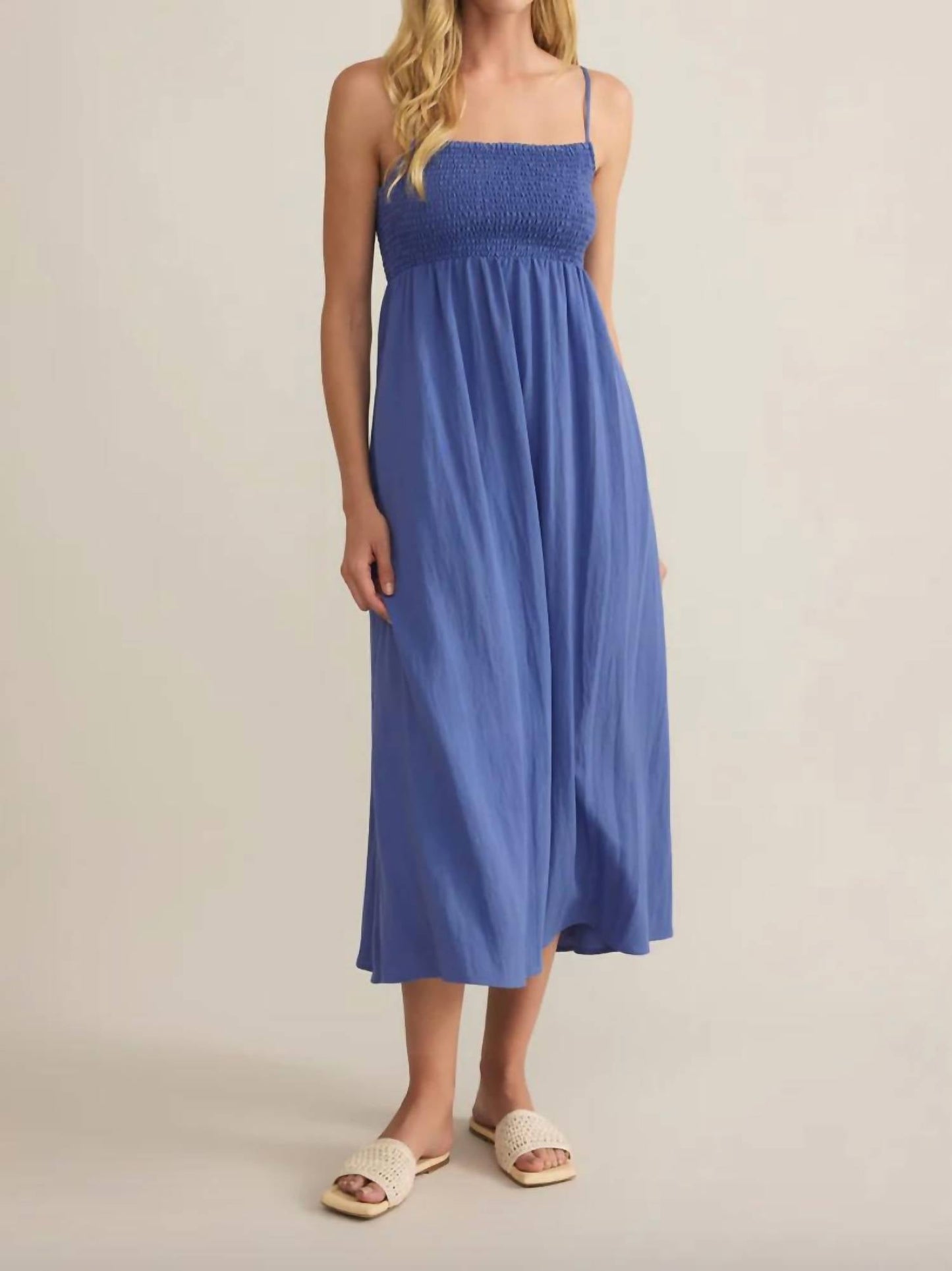 Z Supply - Beachside Smocked Midi Dress
