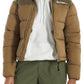 Iets frans Technical Puffer Jacket in Tan, Size Small