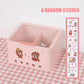 Pastel Wall Mounted Vanity Organizer and Makeup Shelf
