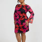 Fashion Szn Curve - Bold Floral Print Mini Dress - Plus Size