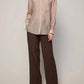 Adroit Atelier - Bijou Semi-transparent Buttoned Blouse