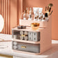 Modern Two Tiered Desktop Makeup and Jewelry Organizer
