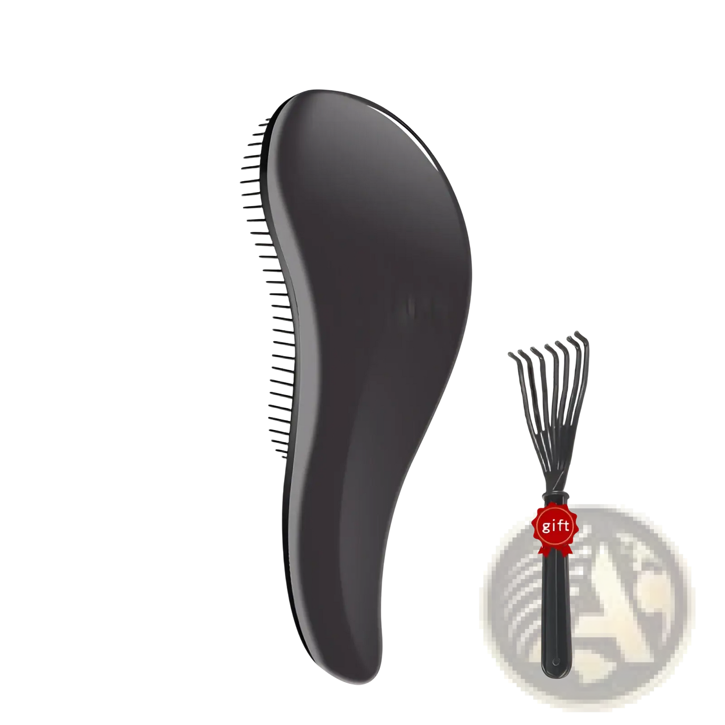 Detangling Hair Brush Set 3 Piece Glossy Styling Comb