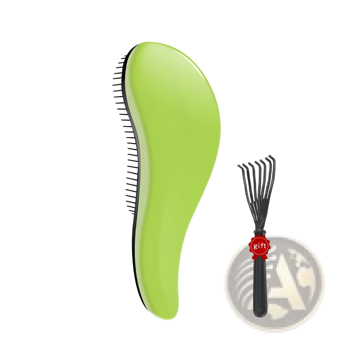 Detangling Hair Brush Set 3 Piece Glossy Styling Comb