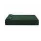 Modern Floor Sofa With Two Pillows Convertible Teddy Fabric Foam Filled Bed