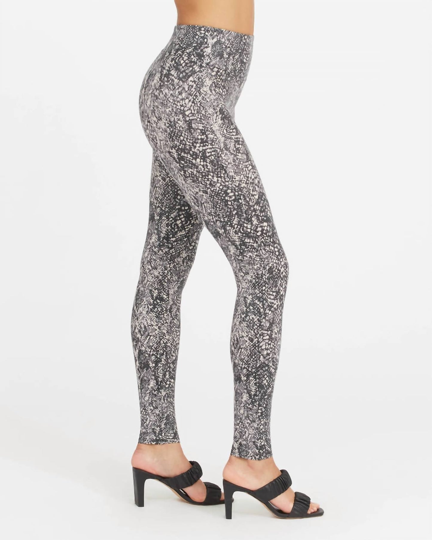 Spanx - FAUX LEATHER SNAKE SHINE LEGGINGS