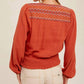 Hem & Thread - EMBROIDERED TOP