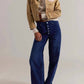 Free People - Nia Striped Boyfriend Jeans