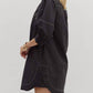Entro - Zip Lantern Sleeve Mini Dress