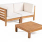 Oana 3 Piece Loveseat Set with Coffee Table