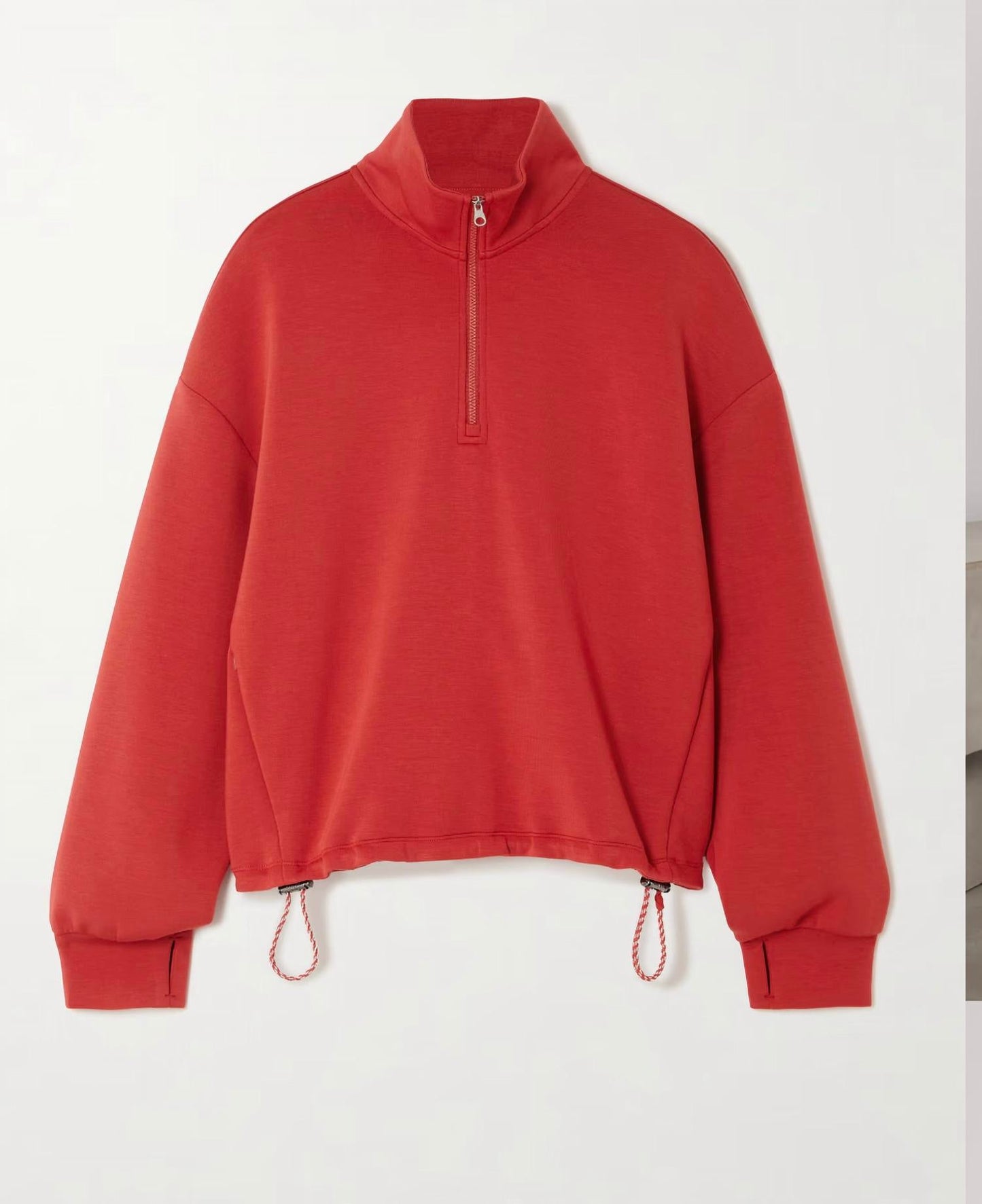 Varley - Sian Cropped Half Zip Top