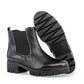Gabor - Women's Block Heel Leather Zip Bootie