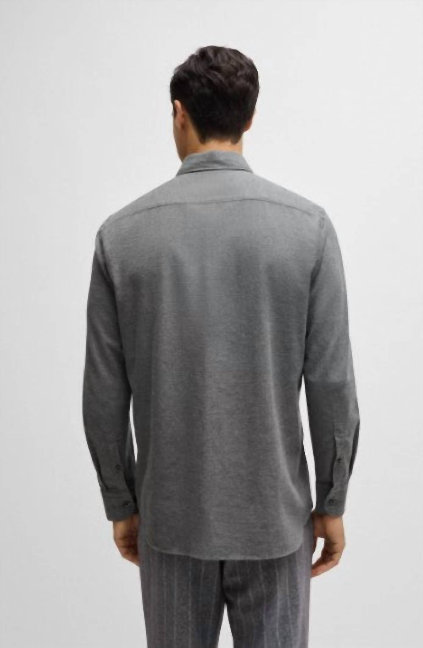 Hugo Boss - Casual-fit Cotton Twill Shirt