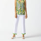 Joseph Ribkoff - Embroidered Trim Wide Leg Pants