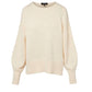 Theory - WOMEN'S COTTON CHAINETTE CHUNKY SLIT SWEATER
