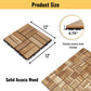 12" x 12" Interlocking Deck Tiles Checker Pattern