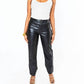 Buddylove - Gomez Vegan Leather High Waisted Ankle Pant