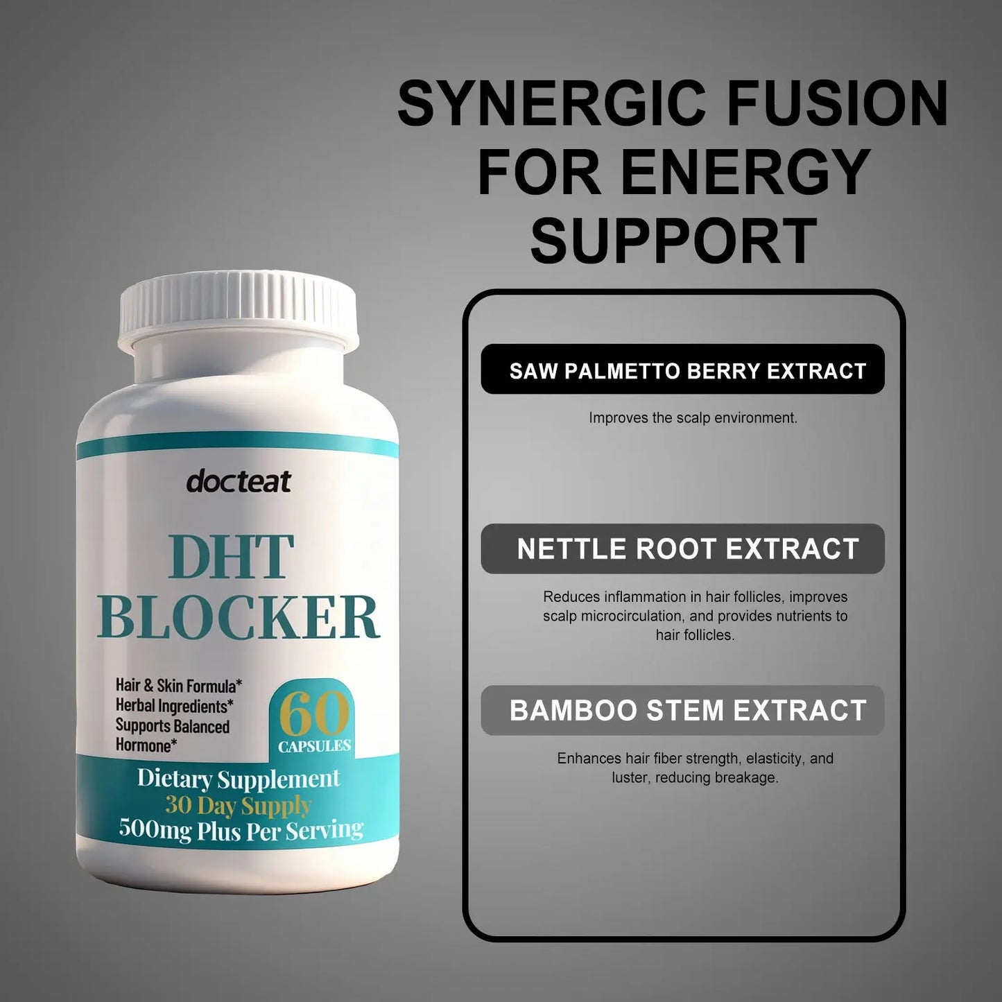 Dht Blocker Hair Growth Capsules 60 Softgels