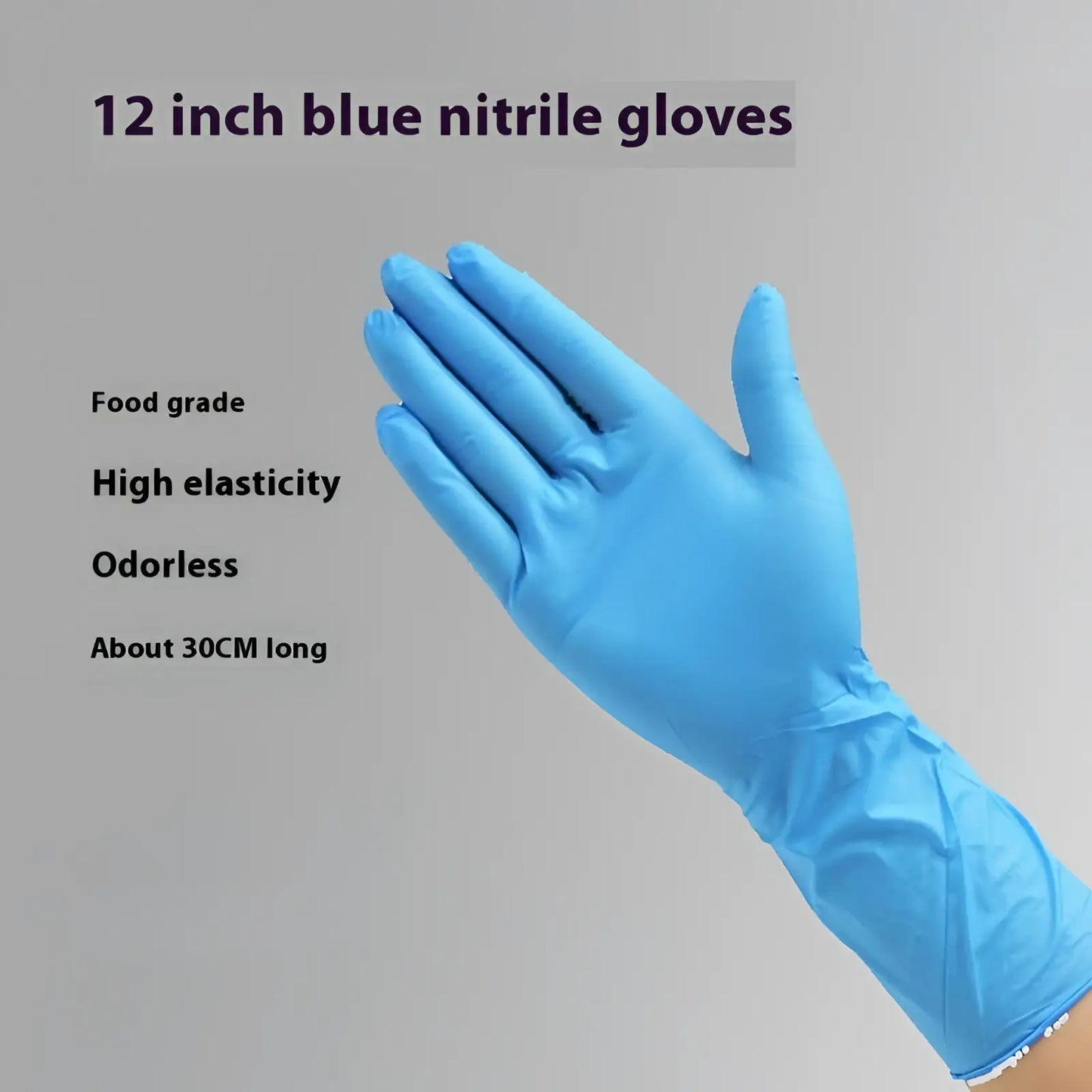 Disposable Pvc and Nitrile Kitchen Gloves 100pcs