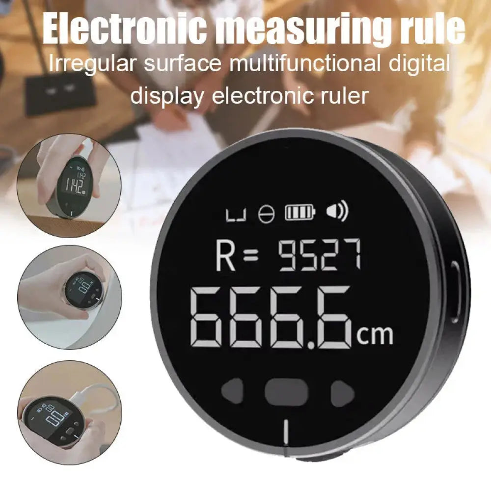 Arbaglobal Digital Lcd Electronic Distance Measuring Ruler