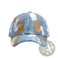 Distressed Paint Splatter Cotton Baseball Cap