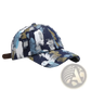 Distressed Paint Splatter Cotton Baseball Cap