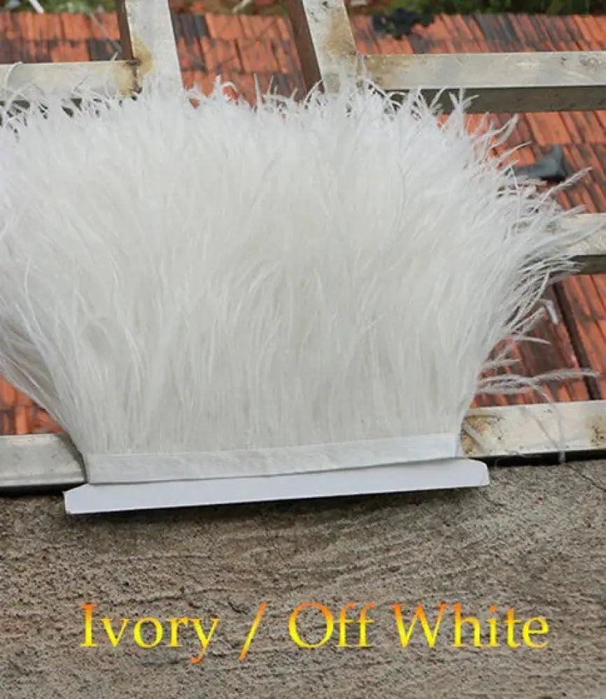 Premium Feather Fringe and Ostrich Trim for Diy Fashion