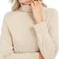 Karen Scott Women's Turtleneck Sweater White Size Medium