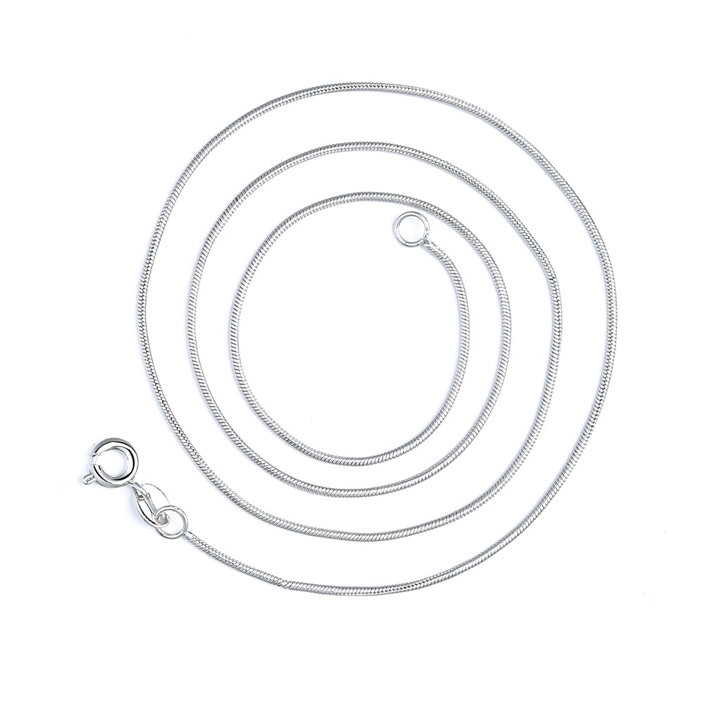 Sterling Silver 18"-24" Snake Chain